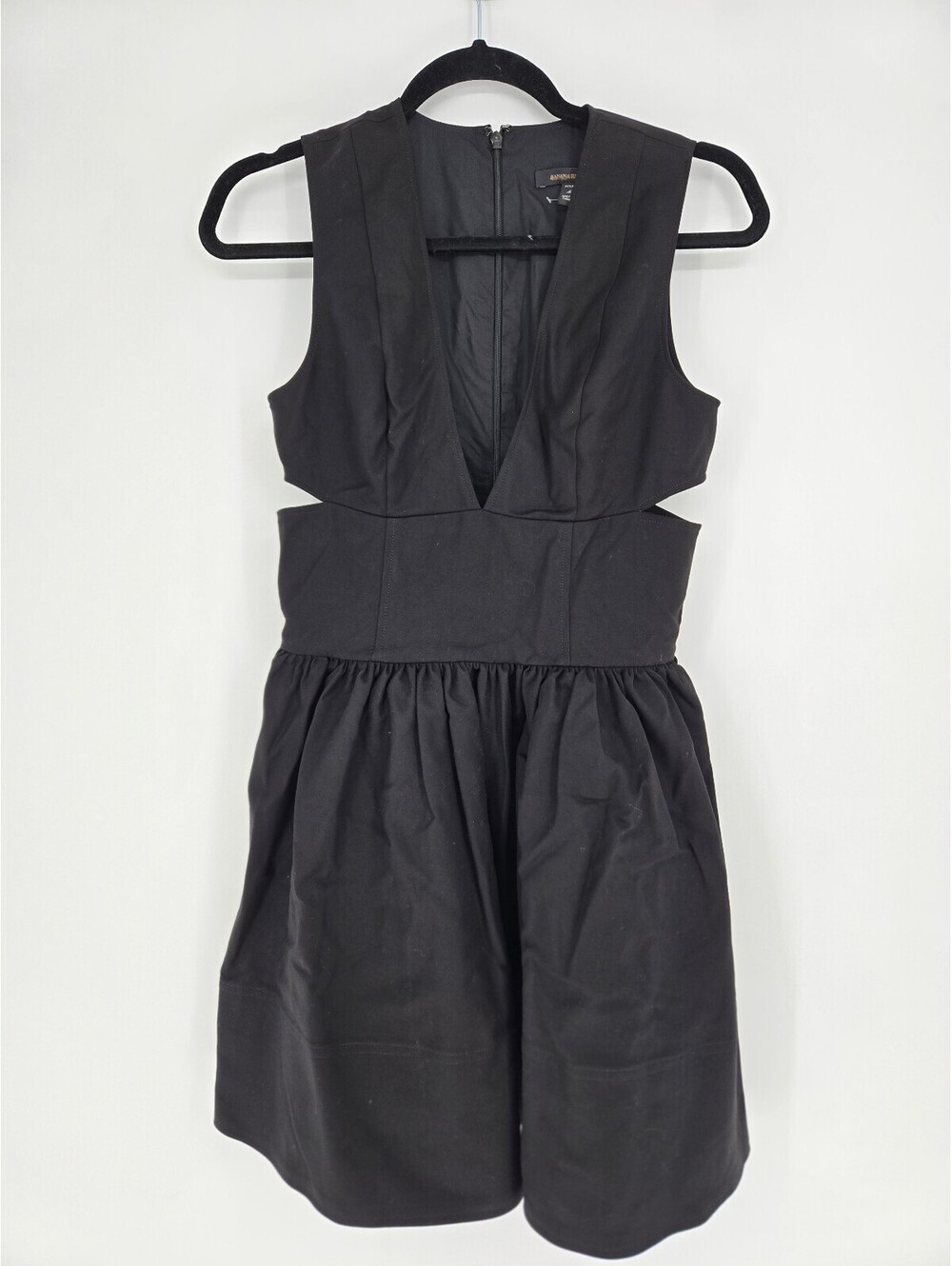 Banana Republic Anisa Cut-Out Mini Dress Black 4P NWOT party cocktail evening - Picture 6 of 8
